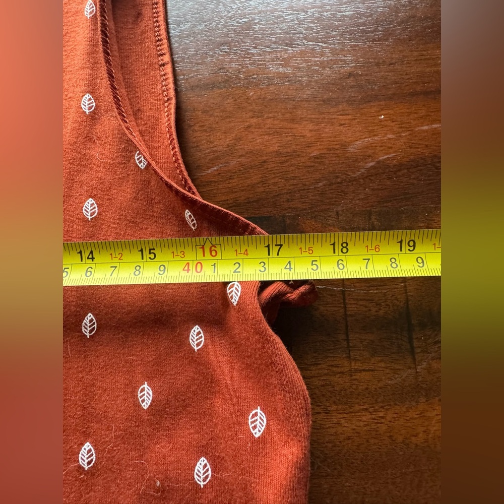 Christopher & Banks Rust Sleeveless Cotton Tank Top P/L - Picture 6 of 8